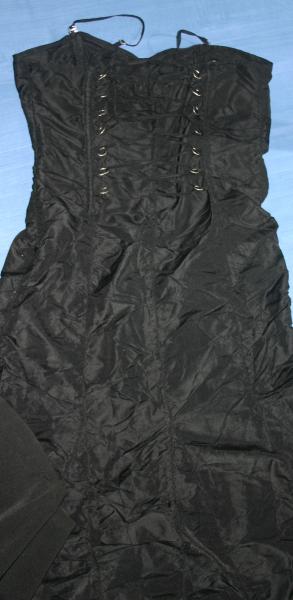 Longue robe avec corset